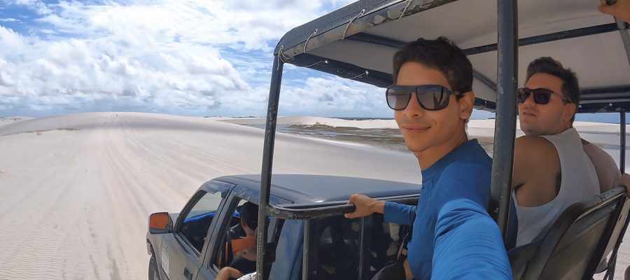 PARQUE NACIONAL DOS LENÇÓIS MARANHENSES | CIRCUITO ATINS | PÔR DO SOL NA LAGOA AZUL | MARANHÃO